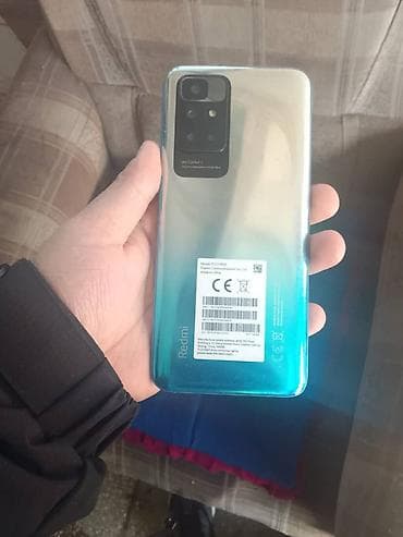 a 10 s: Redmi, Redmi Note 11, Б/у, 128 ГБ, цвет - Голубой, 2 SIM — 2