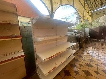 хлам: Торговые стеллажи металл/ЛДСП, островные и пристенные. Дүкөнгө — 8