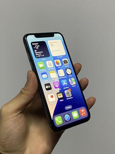 купить айфон хс бу: IPhone Xs, Б/у, 256 ГБ, Black Titanium, Чехол, 75 % — 1