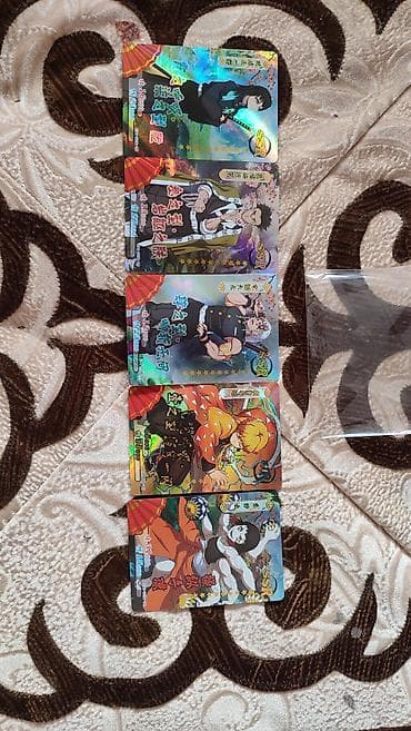 Искусство и коллекционирование: Коллекция аниме-карт Demon Slayer (Kimetsu no Yaiba) - Набор из 5 — 2