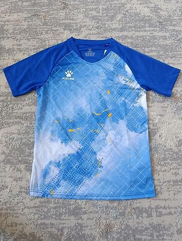 nike tech flece: Мужская футболка, Новый, цвет - Синий, Самовывоз — 1