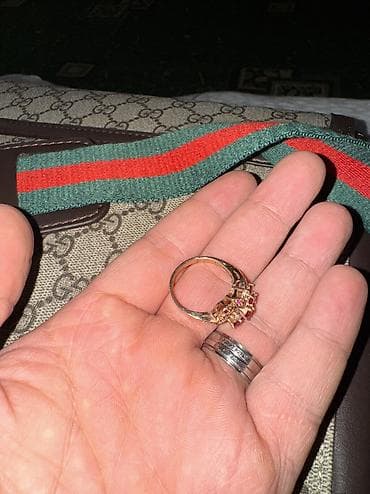 Свадебные платья и аксессуары: Кольцо, Коктейльное, Проба 585, Рубин, Винтажный стиль — 8