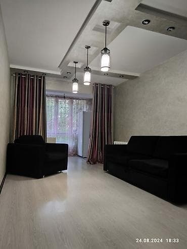 2 комнаты, 48 м², 7 мкр 104 серия, 1 этаж, Дизайнерский ремонт — 1