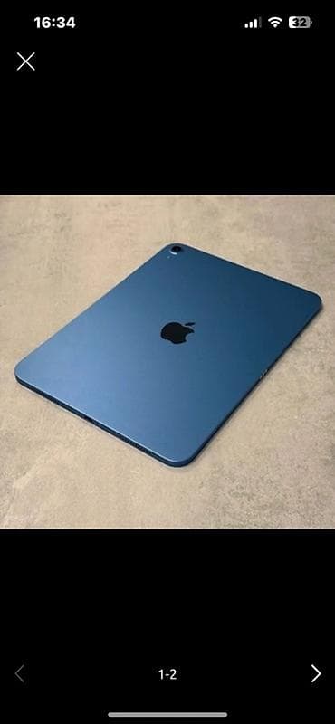 ipad 2023: Планшет, Apple, 10" - 11", Wi-Fi, Классический цвет - Синий — 1