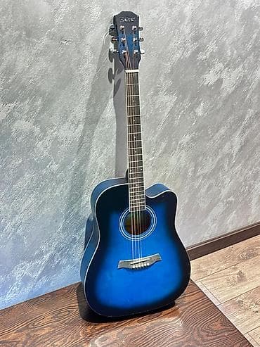 Гитары: Акустическая гитара Kabat, форма дредноут с вырезом (cutaway). Есть — 1