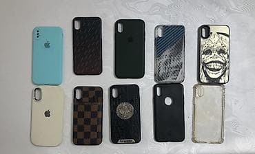 Набор чехлов для iPhone X / XS (10 шт.) Состав набора: - Гибкий