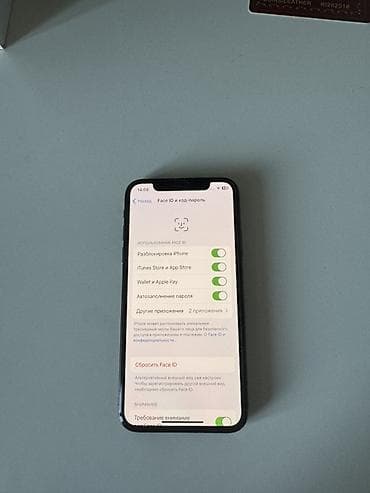 телево: IPhone X, Б/у, 64 ГБ, Jet Black, Защитное стекло, Чехол, 100 % — 4
