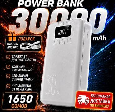mini 2: 🚀Мощный Power bank на 30 000 mAh!Надёжный внешний аккумулятор, повер — 1