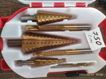 Продаю Набор ступенчатых фрезеровальных конусных сверл по металлу и