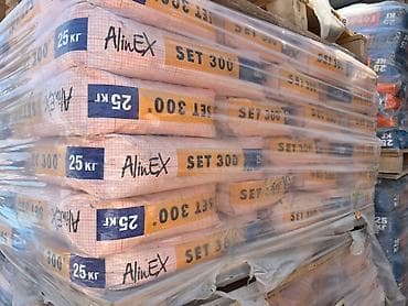 Мешки со строительной смесью AlinEX SET 300 весом 25 кг. Смесь at lalafo.kg Мешки со строительной смесью AlinEX SET 300 весом 25 кг. Смесь