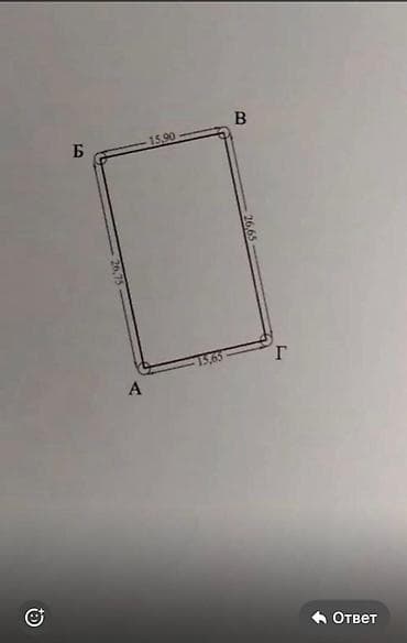 жер сатылат ак ордо: 4 соток, Курулуш, Кызыл китеп — 1