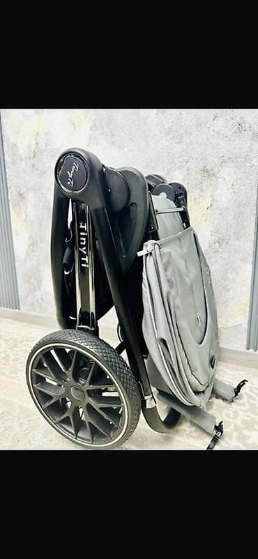 red centr: Прогулочная коляска TinyT (серый цвет) - Легкая рама с современной — 2