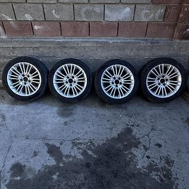 Колеса в сборе <25 / R 17, Лето, Б/у, Комплект, Литые, отверстий - 5