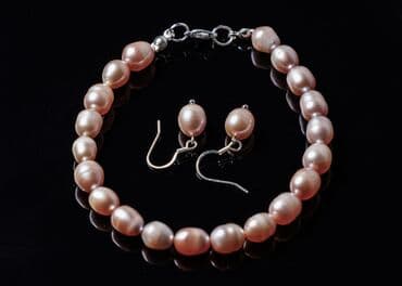 свадебное очень красивое платье: Браслет, Жемчуг, Женские, Новый — 4