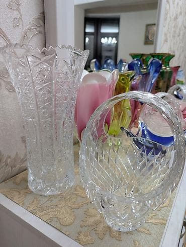 table lamp: Наборы декоративного стекла: кувшины с стаканами и вазы - Набор 1 — 4