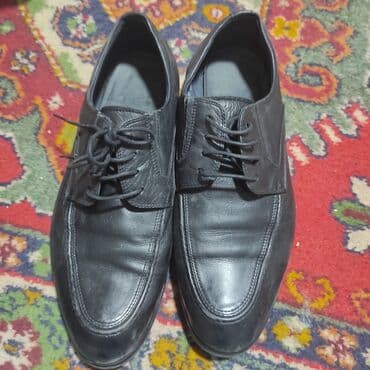 Туфли: Мужские туфли, 41, Б/у, цвет - Черный, Самовывоз — 2