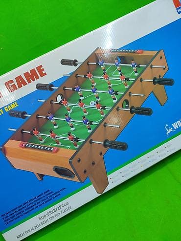 пол для детской площадки: Футбол игра настольная🌟 Комплектация товара: футбольное поле, по 9 — 3