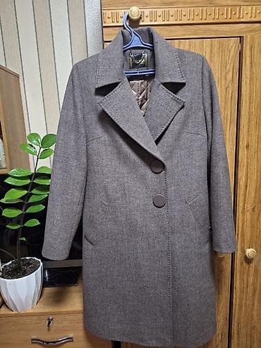 Пальто, Классика, Осень-весна, По колено, L