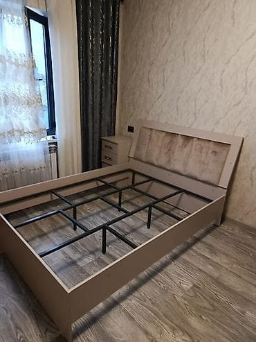 solutions elementary: Спальный гарнитур, Новый, Трюмо, Тумба, Шкаф, Кыргызстан, Бесплатная доставка, цвет - Бежевый — 2