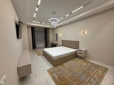 discovery studio: 3 комнаты, 102 м², Асанбай мкр Элитка, 12 этаж, Дизайнерский ремонт — 4