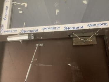 двери с домофоном в подъезд: Дверь для подъезда, Б/у, Металлическая, С домофоном, цвет - Коричневый — 8