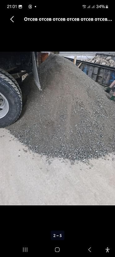 Отсев щебня (фракция мелкая, смесь песчаной пыли и — 2