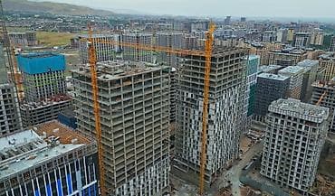 годаю: 2 комнаты, 74 м², Асанбай мкр Элитка, 12 этаж, ПСО (под самоотделку) — 4