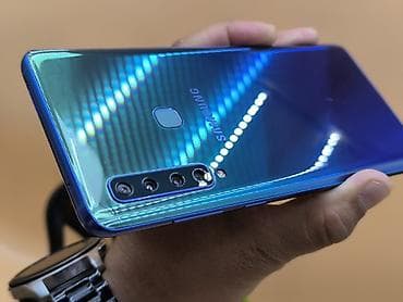 samsung a6plus: Samsung Galaxy A9, Б/у, 128 ГБ, цвет - Синий, 2 SIM — 2