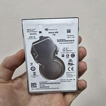 Накопитель для ПК, Новый, Seagate, HDD, 1 ТБ, 2.5", Для ПК