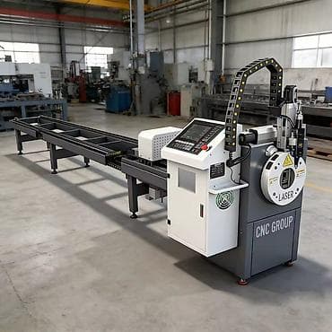 Лазерный труборез с ЧПУ под круглую и квадратную трубу Мощность-1500W at lalafo.kg Лазерный труборез с ЧПУ под круглую и квадратную трубу Мощность-1500W