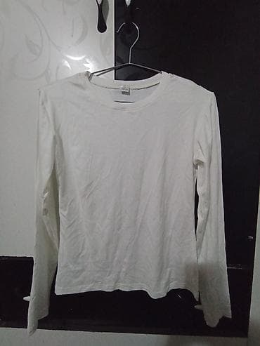 Лонгслив, цвет - Белый, Made in KG, M — 3