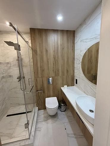 osh flat: 3 комнаты, ул. Чынгыз Айтматова Агентство недвижимости, Можно с животными, от 1 года, от 3 месяцев, от 6 месяцев, С мебелью полностью — 4