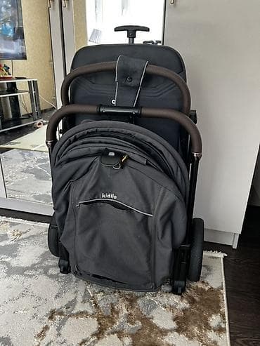 детский небулайзер: Прогулочная коляска Kidilo (темно‑серая) - Тип: прогулочная, складная — 3