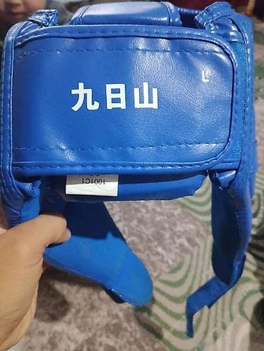 сварочный шлем: Боксерский комплект WESING (синий цвет) Состав: - Защитный шлем — 3