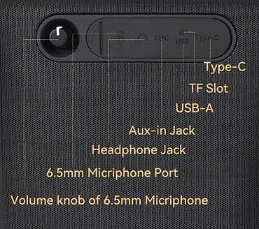 Бижутерия: Портативная акустическая система Sing-e ZQS SPEAKER для вечеринок с — 3