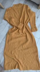 осеннее платье большого размера: Платье турция горчичное надето один раз 🧡 — 2
