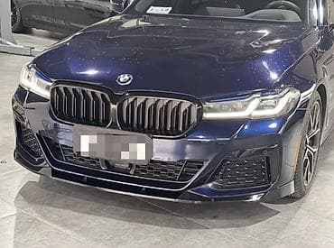 bmw g30 крыло: Юбка переднего бампера BMW, цвет - Черный — 7