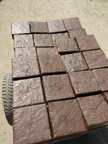 камни для аквариума: Брусчатка, тротуарная плитка под белый мрамор, камень, дерево. В — 10