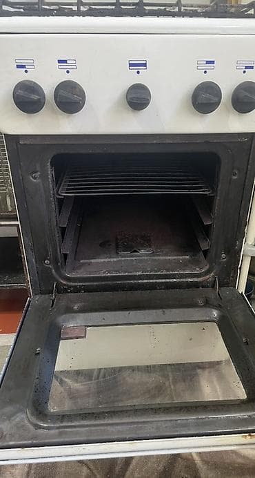 газ плита продажа: Газовая плита с духовкой, 4 конфорки - Тип: напольная газовая плита - — 4