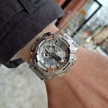 наручные часы оптом: G-SHOCK GM-110SCM-1A ___ Функции : секундомер, будильник, мировое — 1