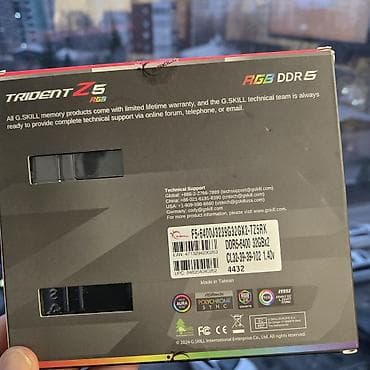 glorious model o: Оперативная память, Б/у, G.SKILL, 32 ГБ, DDR5, 6400 МГц, Для ПК — 2