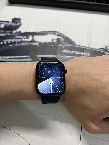 apple watch 3 series: Apple Watch Series 9, 45 мм, корпус из алюминия, цвет Midnight — 9