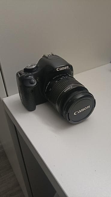 Зеркальный фотоаппарат Canon 500d EF-S 18–55mm. аккумулятор новый