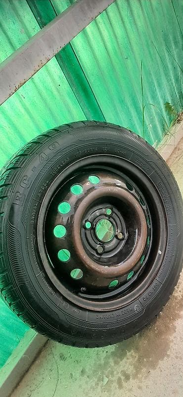 launch pro: Колеса в сборе 185 / 60 / R 14, Лето, Б/у, 1 шт, Легковые, Железные, отверстий - 4 — 5