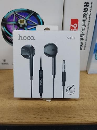 p9 pro max: Проводные наушники Hoco M101 (черные) - Форм-фактор: вкладыши - — 1