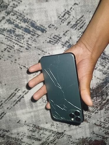 IPhone 11 Pro, Б/у, 256 ГБ, Зеленый, Чехол, В рассрочку, 74 %