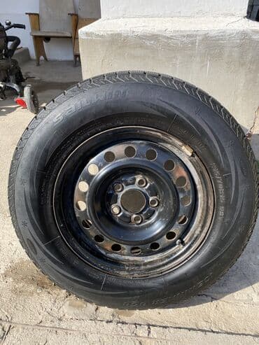 набор ключей для автомобиля цена бишкек: Колеса в сборе 215 / 70 / R 15, Зима, Б/у, Комплект, Легковые, Железные, отверстий - 5 — 2