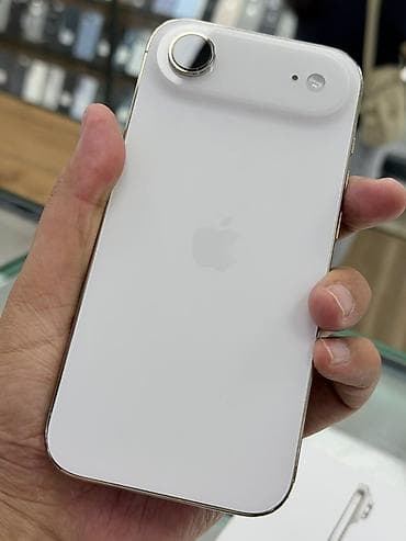 iphone osh: IPhone Air, Б/у, 512 ГБ, Белый, Коробка, 97 % — 9
