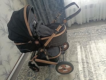 Коляска 2 в 1 LUXMOM (люлька + прогулочный блок) - Универсальная — 2