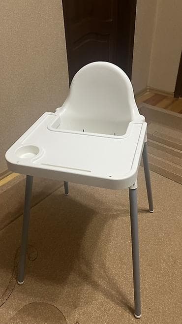 столики для кормления детей: Стульчик для кормления, Другой бренд, Пластик, Другой вид, цвет - Серый — 1
